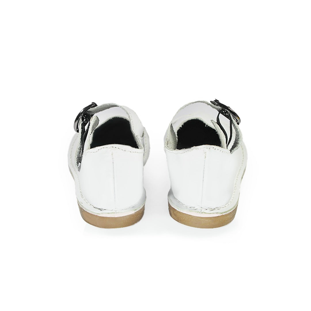 Buckle Pumps - White