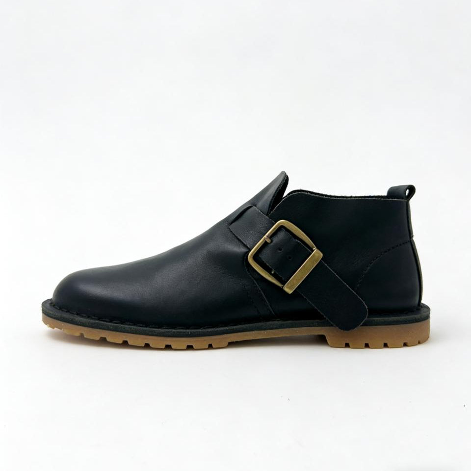 Ladies Crossover Buckle Bootie