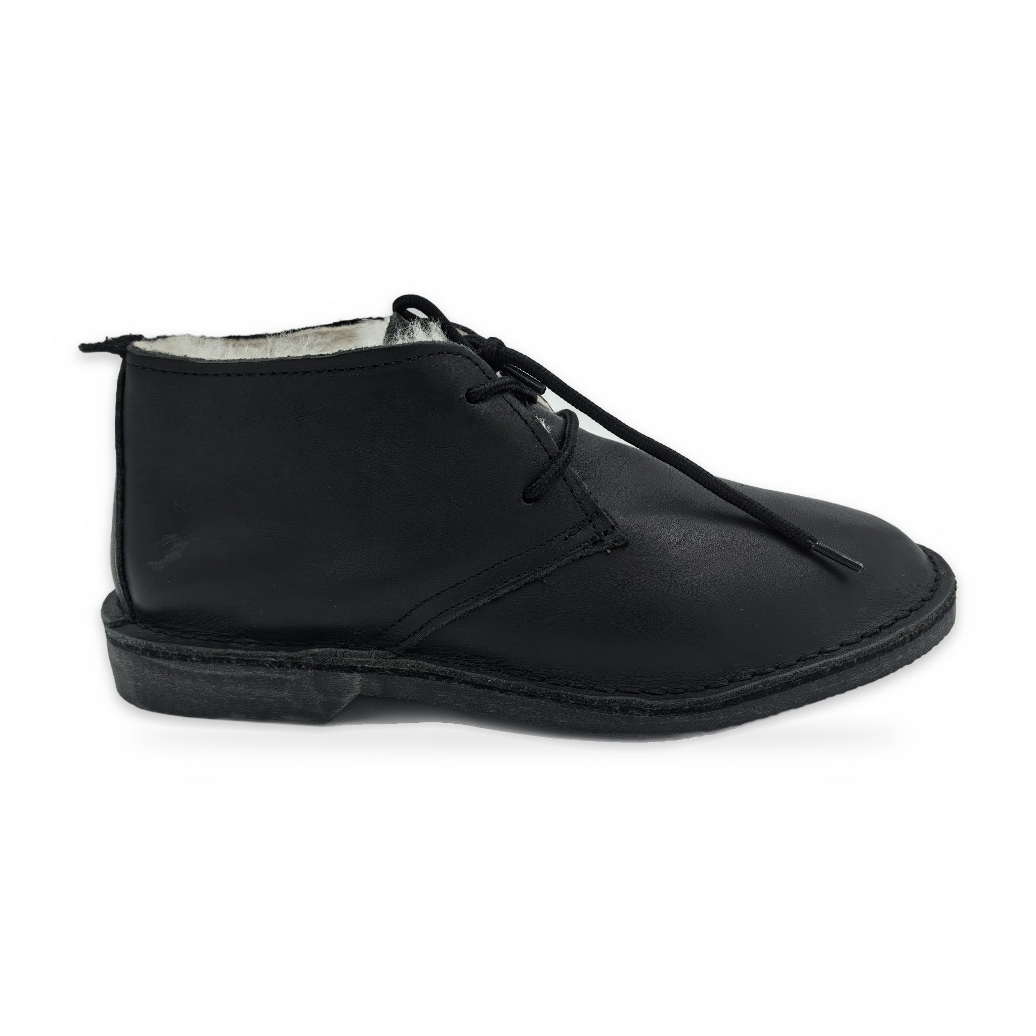 Ladies Wool-lined Farmers Vellies – Black