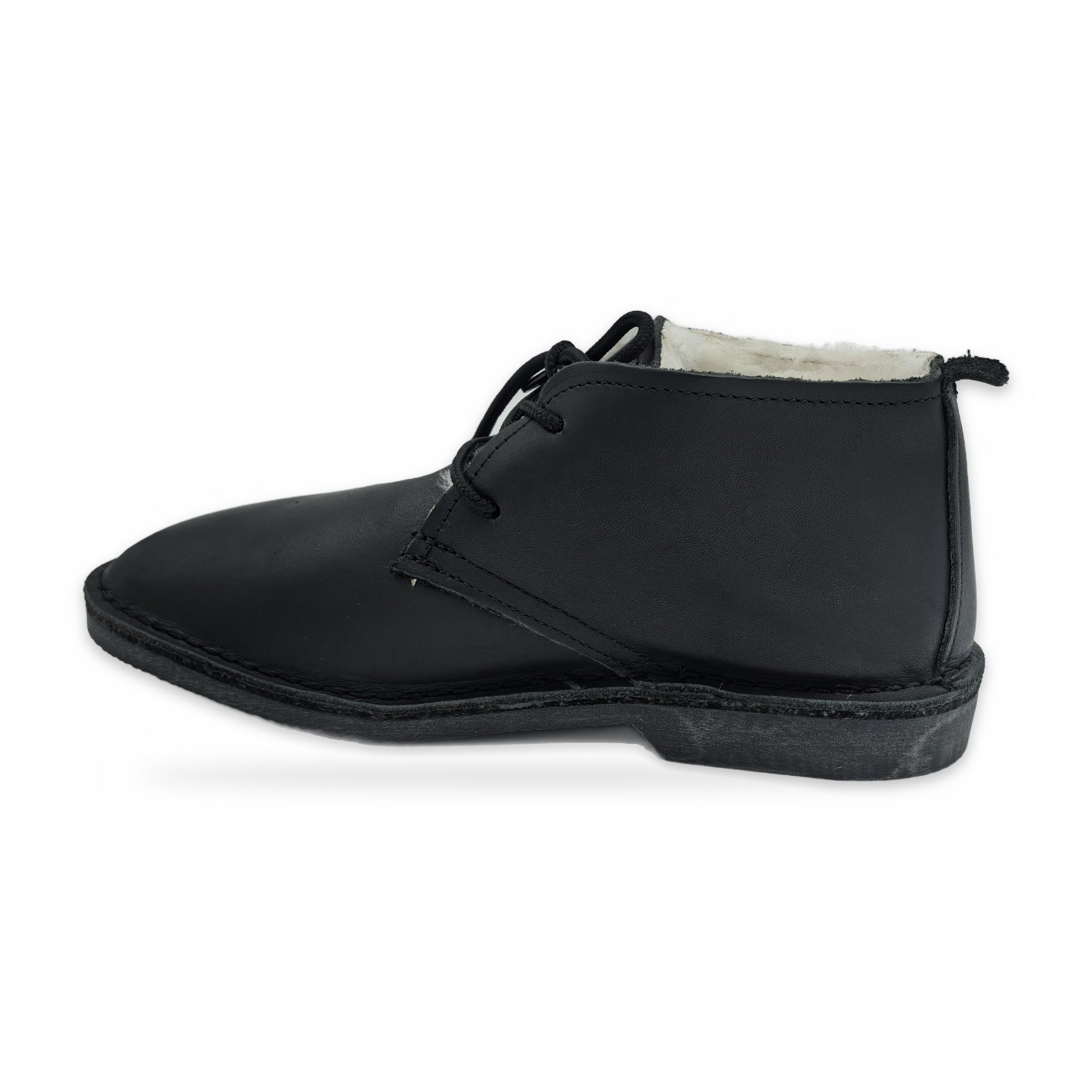 Ladies Wool-lined Farmers Vellies – Black