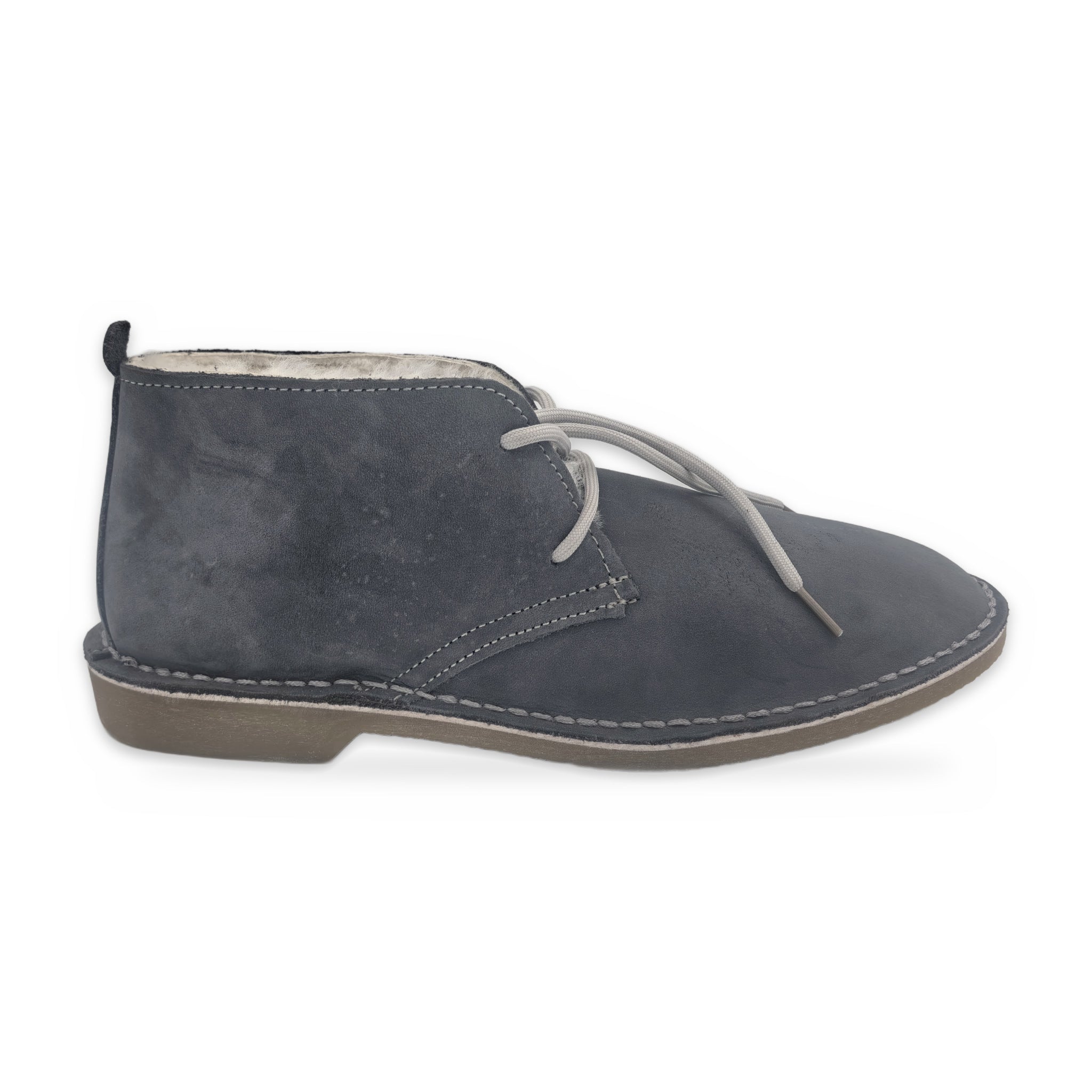 Ladies Wool-lined Farmers Vellies – Grey Suede