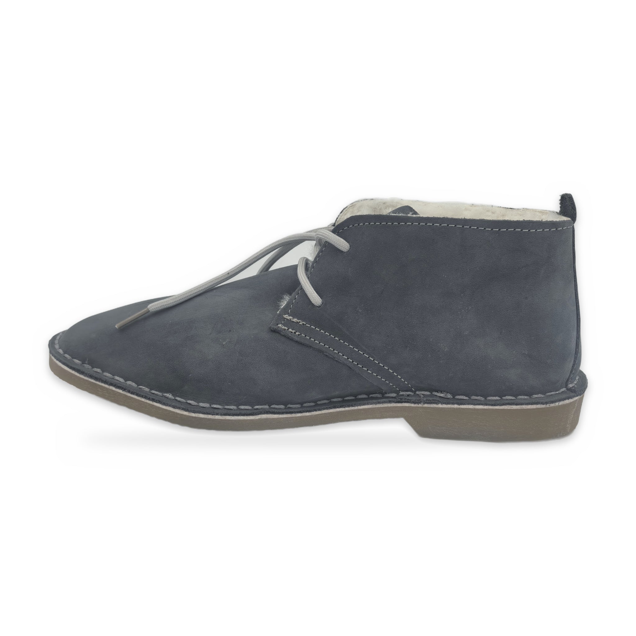 Ladies Wool-lined Farmers Vellies – Grey Suede