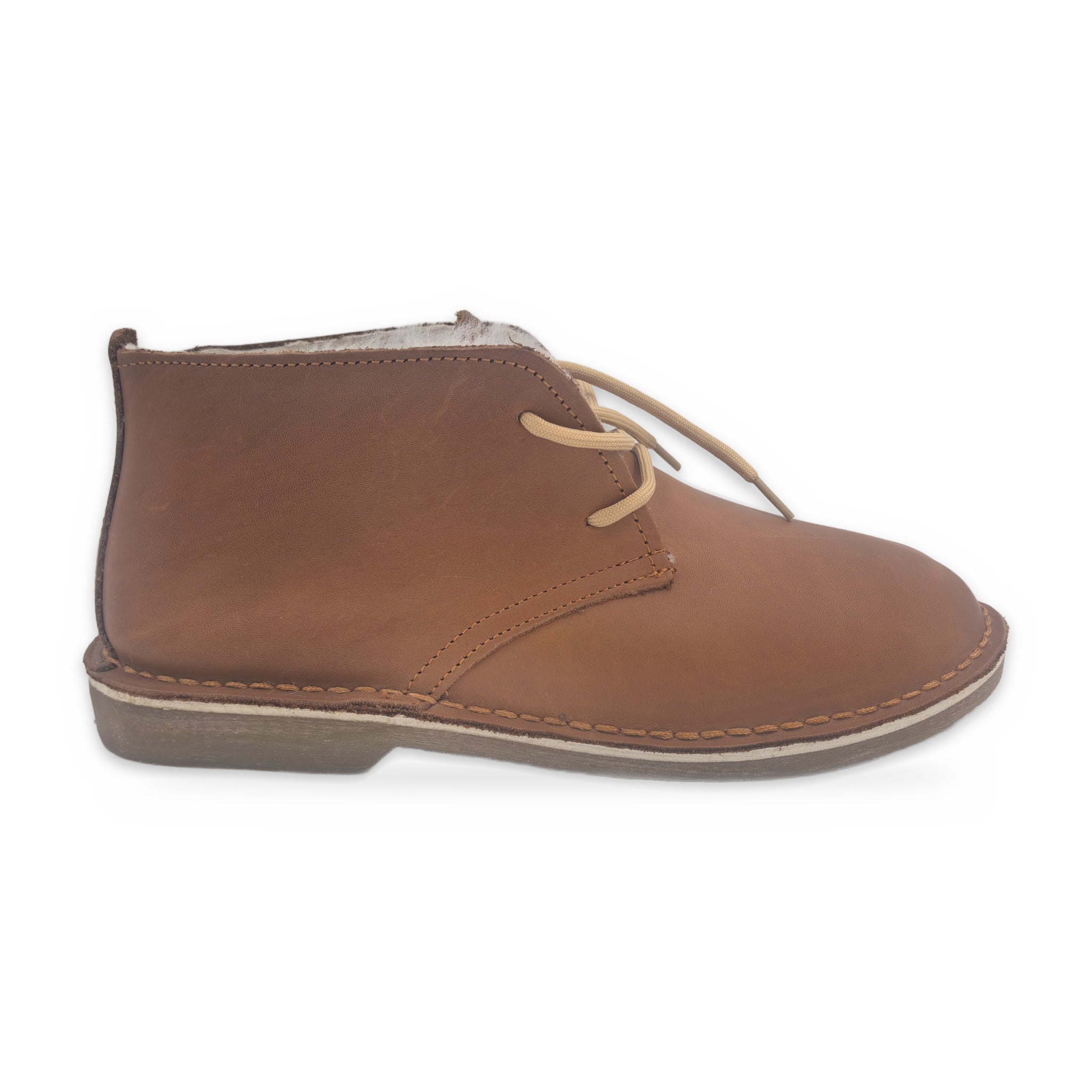 Ladies Wool-lined Farmers Vellies – Tan
