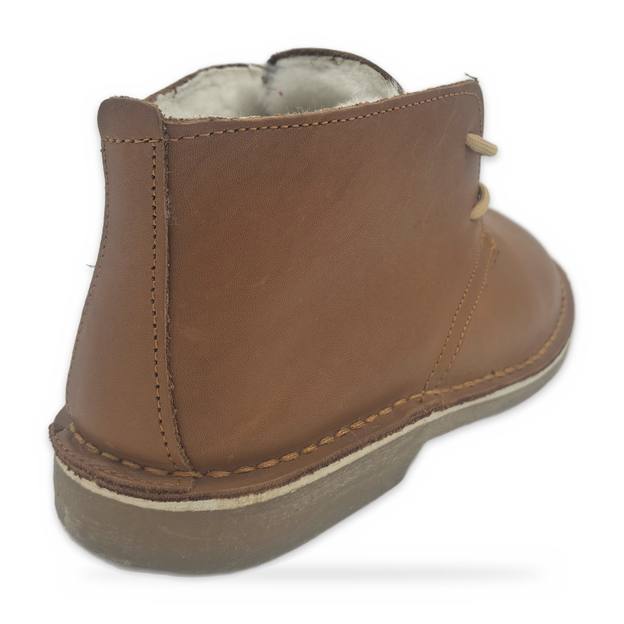 Wool-lined Farmers Vellies – Tan