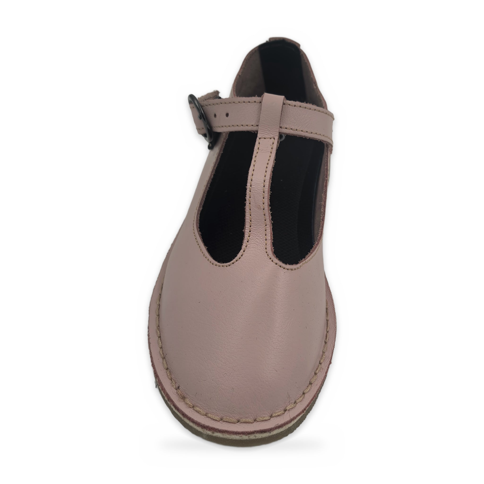 Leather T-Bar – Pink