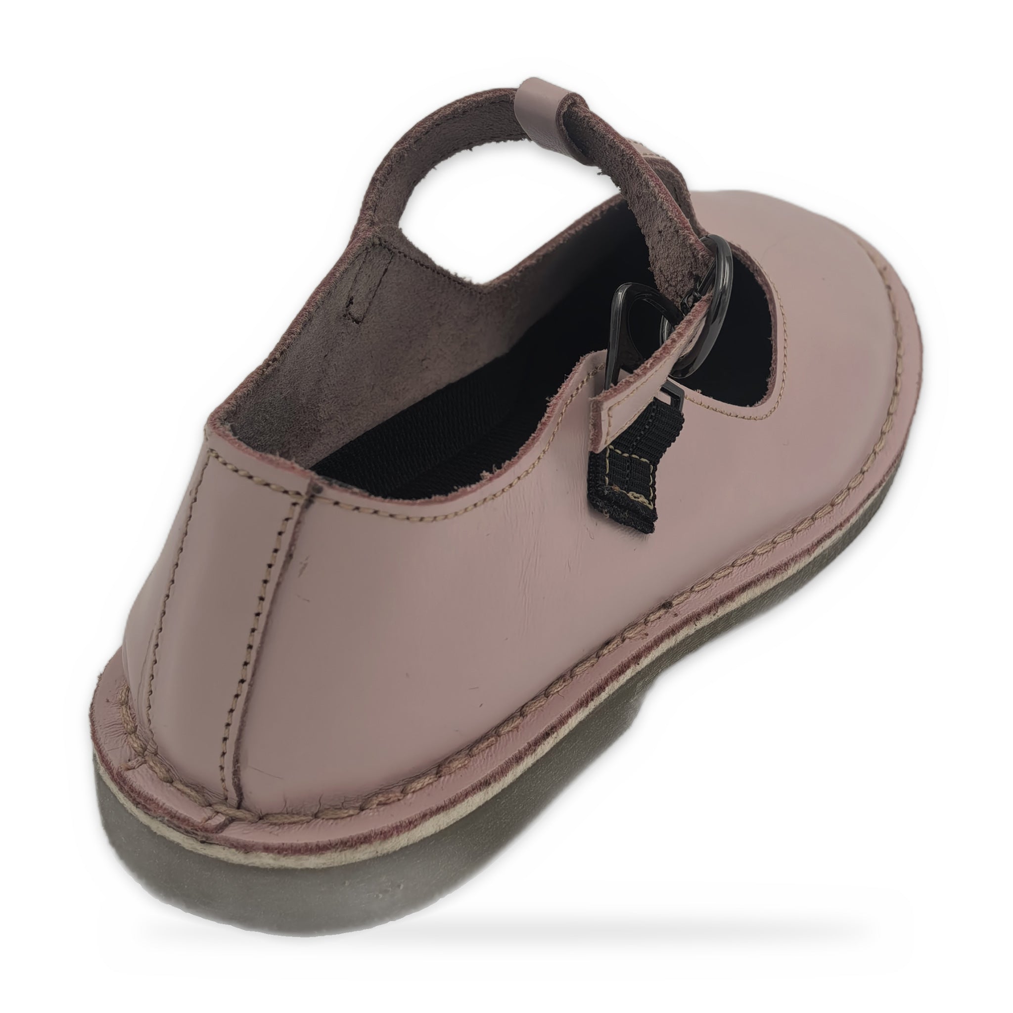 Leather T-Bar – Pink