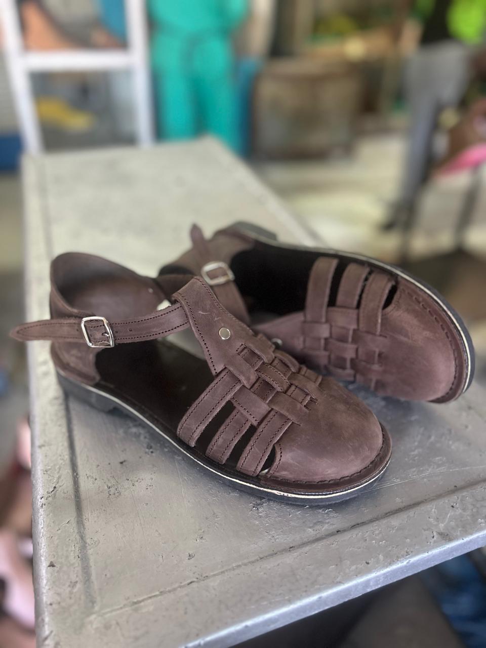 Grandpa Sandals – Brown