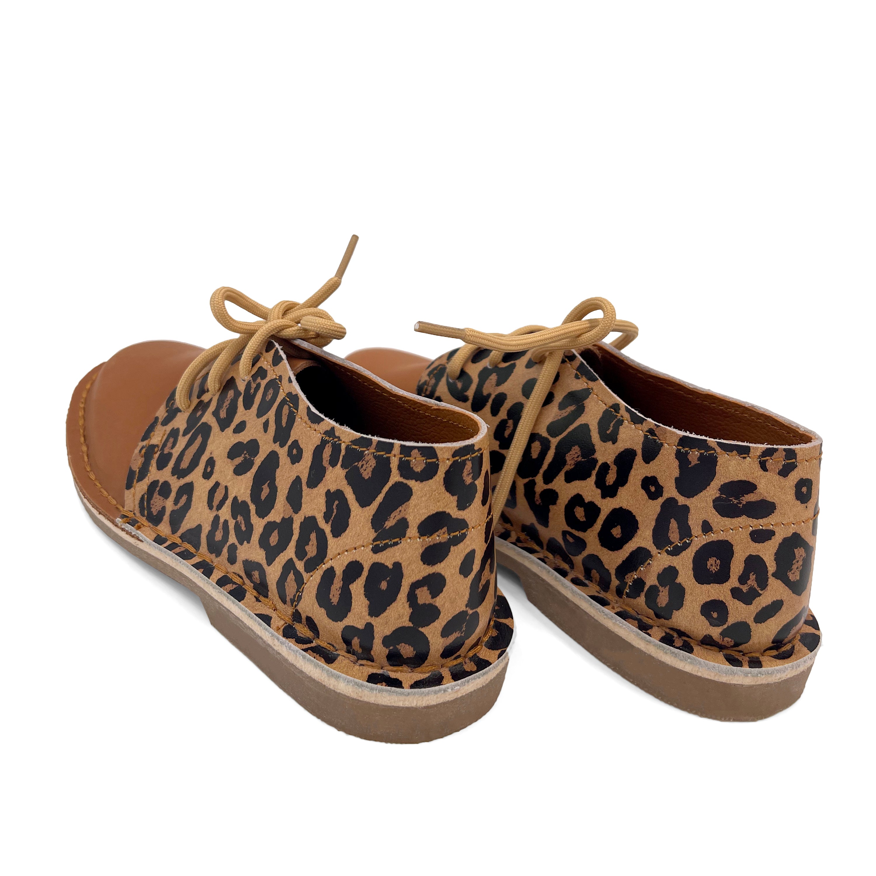 Floral Fusion Vellies - Leopard Print
