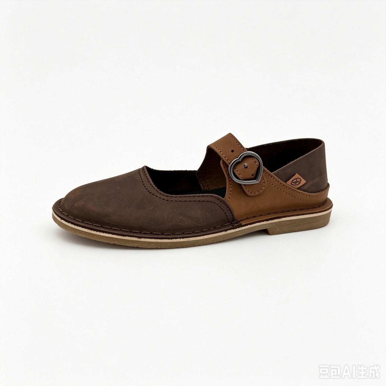 Convertible cross-strap Genuine Leather Pump Sandals