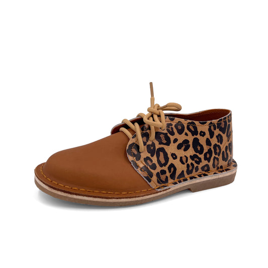 Floral Fusion Vellies - Leopard Print