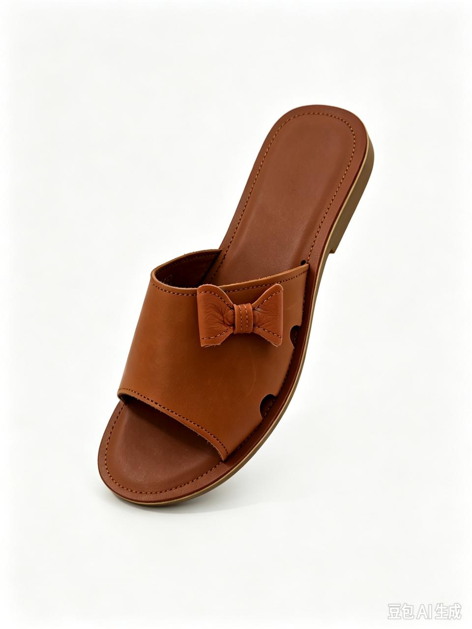 Queen Leather Slip On
