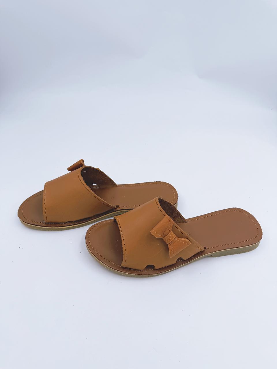Queen Leather Slip On