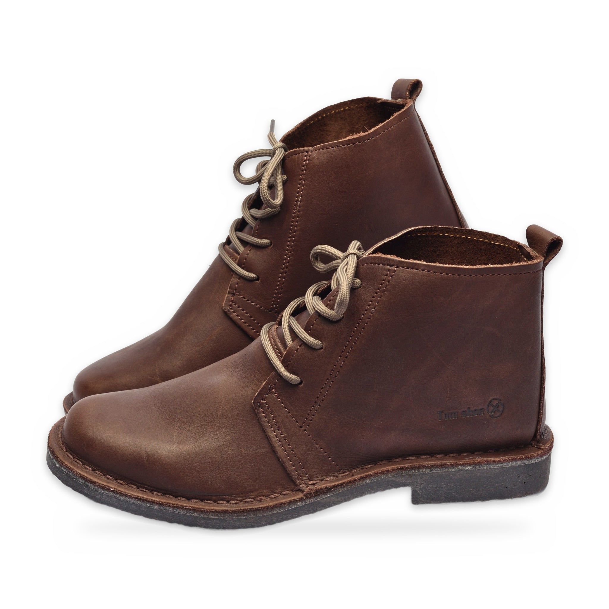 Urban Vellies High Cut – Dark Brown Leather