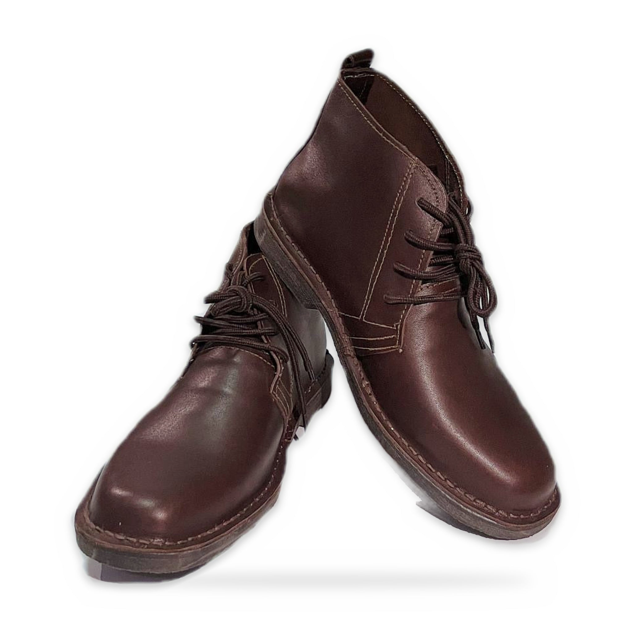 Urban Vellies High Cut – Dark Brown Leather